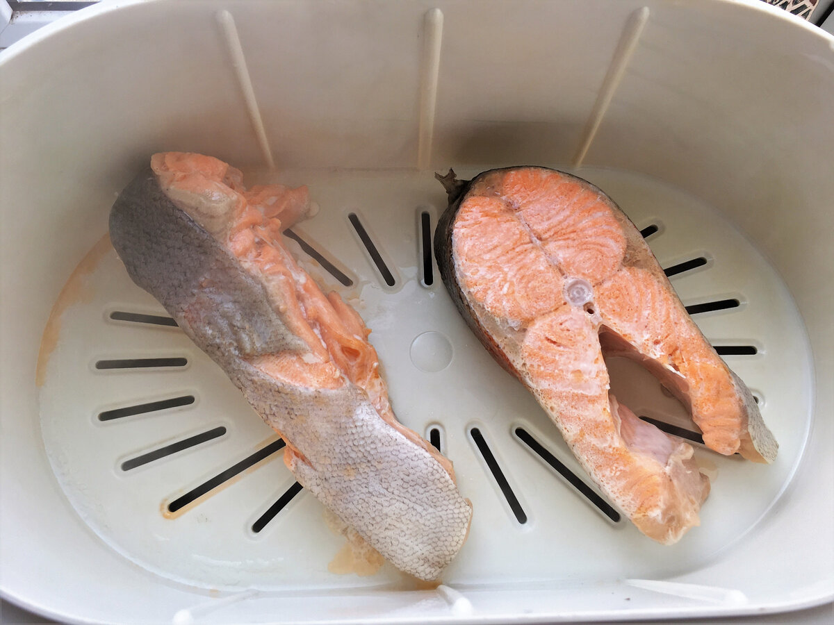 2 стейка форели на 2 порции