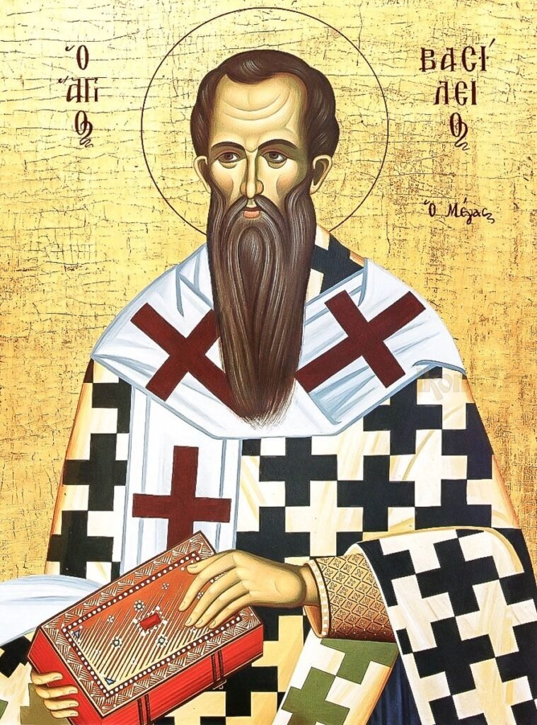  СВЯТИТЕЛЬ ВАСИЛИЙ ВЕЛИКИЙ, АРХИЕПИСКОП КЕСАРИИ КАППАДОКИЙСКОЙ, ВСЕЛЕНСКИЙ УЧИТЕЛЬ. Источник: 
http://храм-ирины.рф/святитель-василий-великий-архиеписк/
