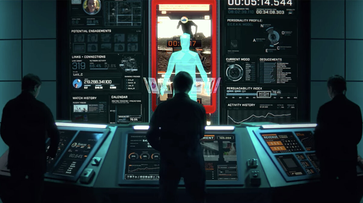 Кадр из фильма «Социальная дилемма», реж. Джефф Орловски, 2020 год