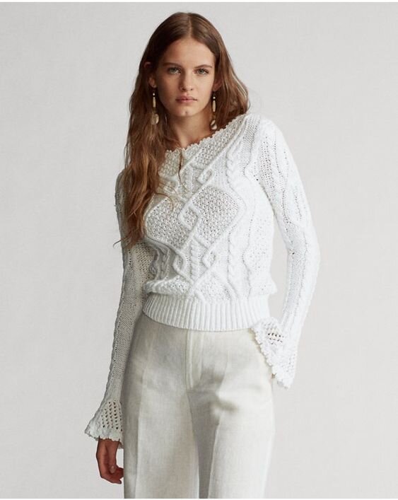 Джемпер от Ralph Lauren. Схема вязания аранов - Вязание спицами LenkomKnit