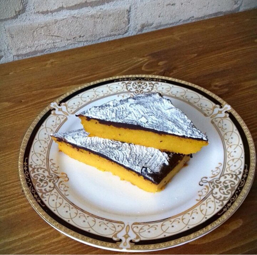 Пирог-суфле из тыквы. Фото автора 