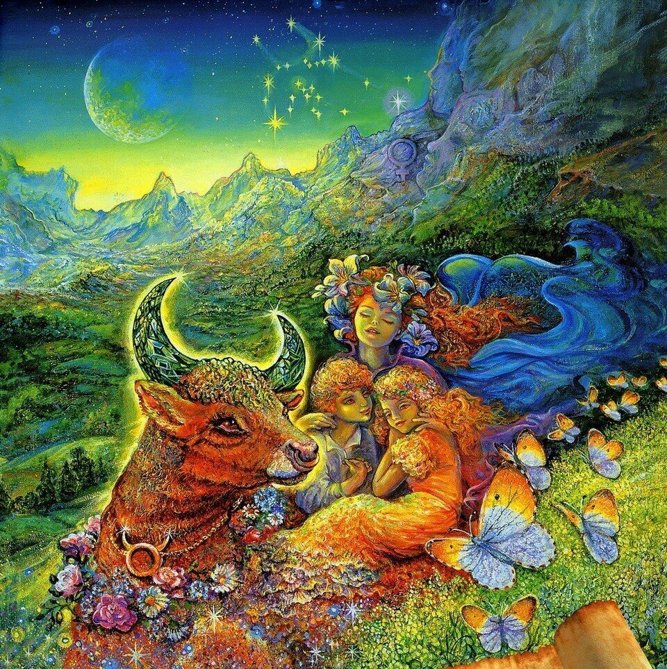 Художник Жозефина Уолл (Josephine Wall) «Taurus»