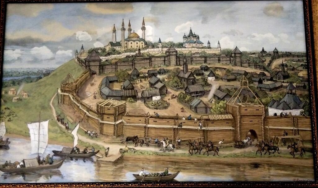 Так выглядел город Казань в XV-XVI вв