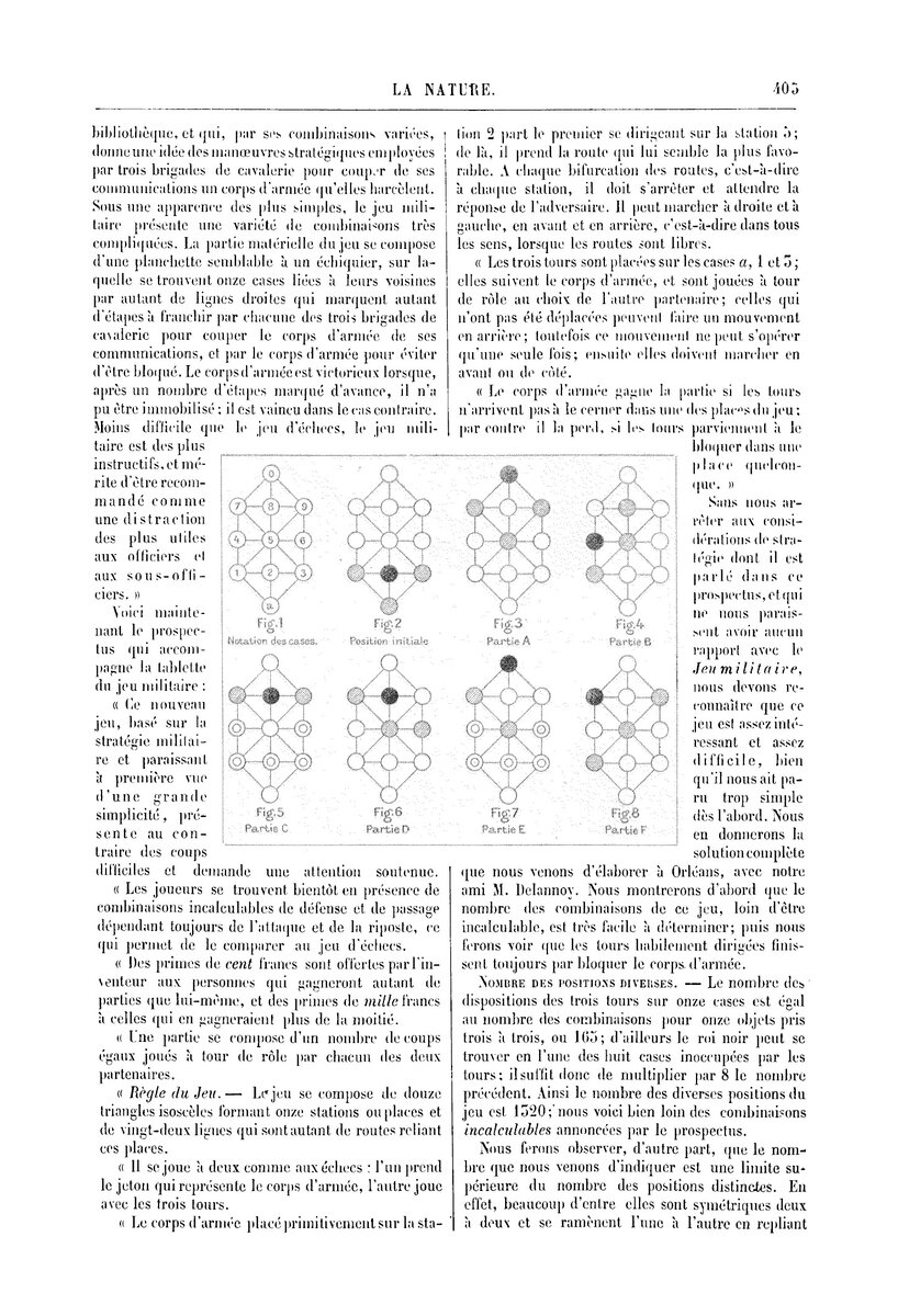 Французский журнал La Nature 1889 год.