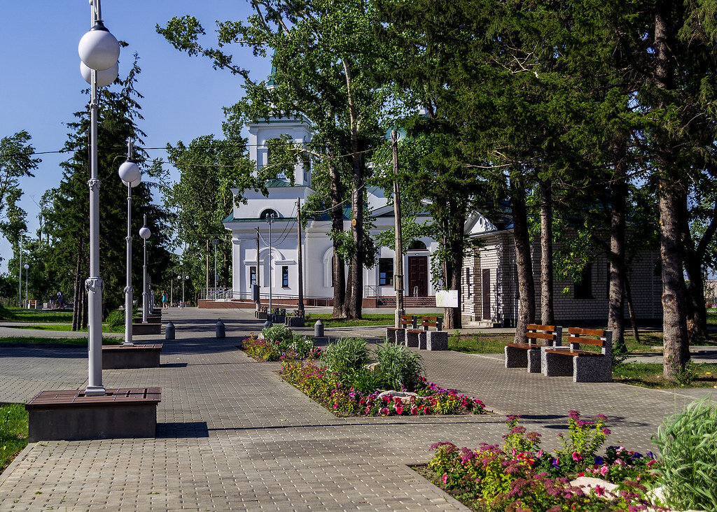Город Барнаул. Парк