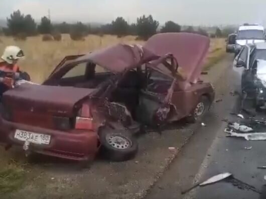    Смертельное ДТП на трассе под Таганрогом // фото: пресс-служба Госавтоинспекции РО