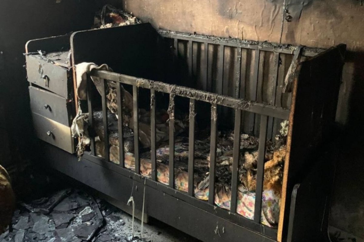    На Дону годовалый ребёнок погиб при пожаре из-за шалости брата с огнём