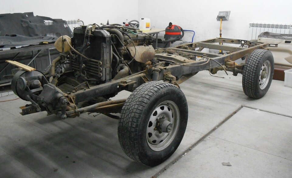 Замена рамы уаз буханка - 89 фото