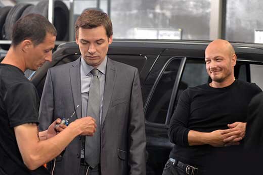 Андрей Саминин и Никита Панфилов в фильме "Пёс".