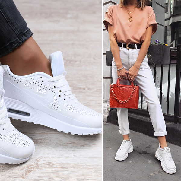 Новая классика: 10 пар белых кроссовок, чтобы быть модной в 2019