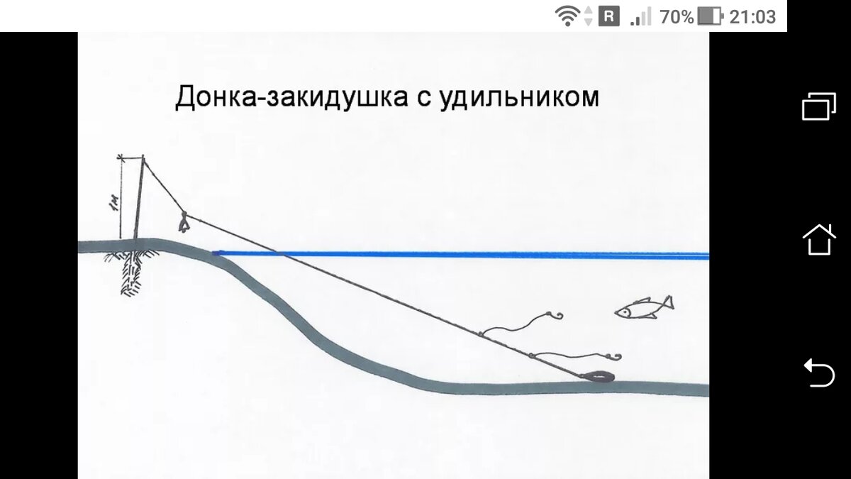 фото Донка на два крючка на карася + удильник