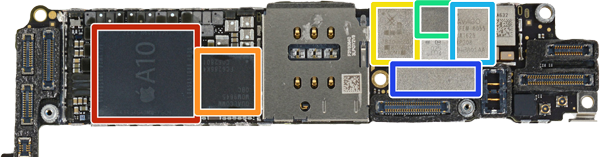 системная плата телефона Apple iPhone 7