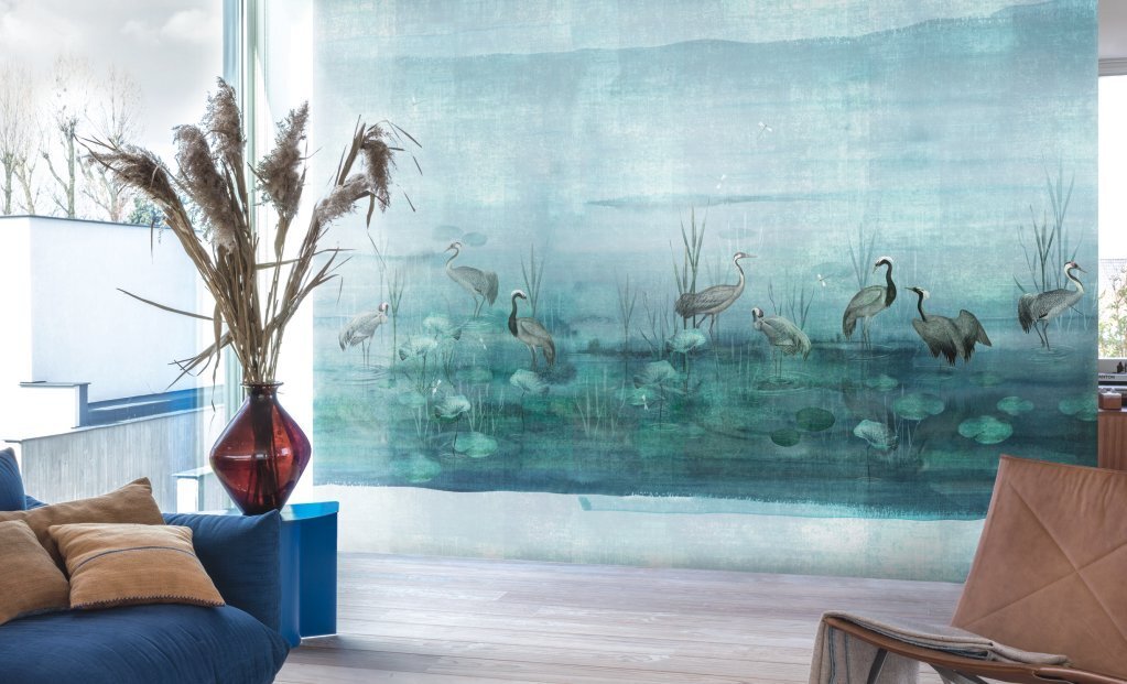 Романтичное фотопанно с цаплями от фабрики Khroma