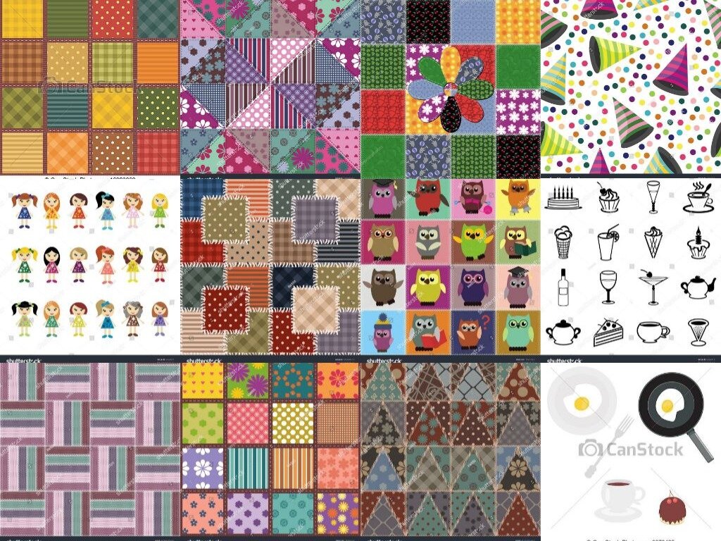 коллаж из иллюстраций автора 