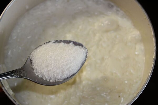 Рисовый пудинг с кокосовым молоком (пошаговый фоторецепт)