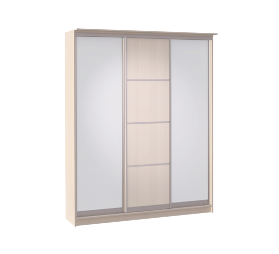 Выбор редакции - шкаф-купе Тибр 10 Дуб молочный