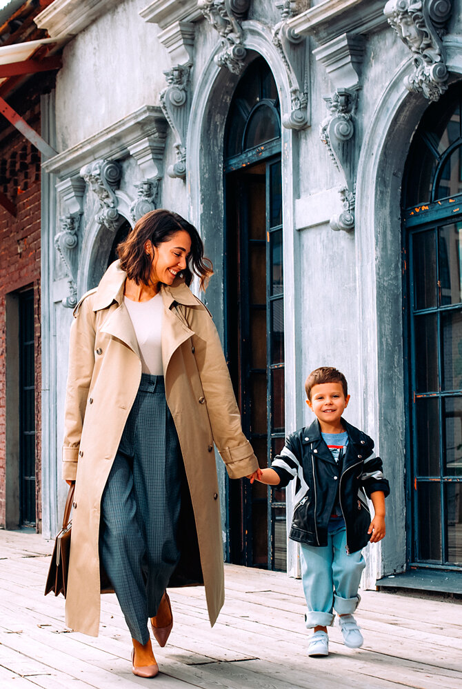 На Семёне кеды Ralph Lauren, футболка и джинсы Dolce&Gabbana, куртка Neil Barrett Kids.