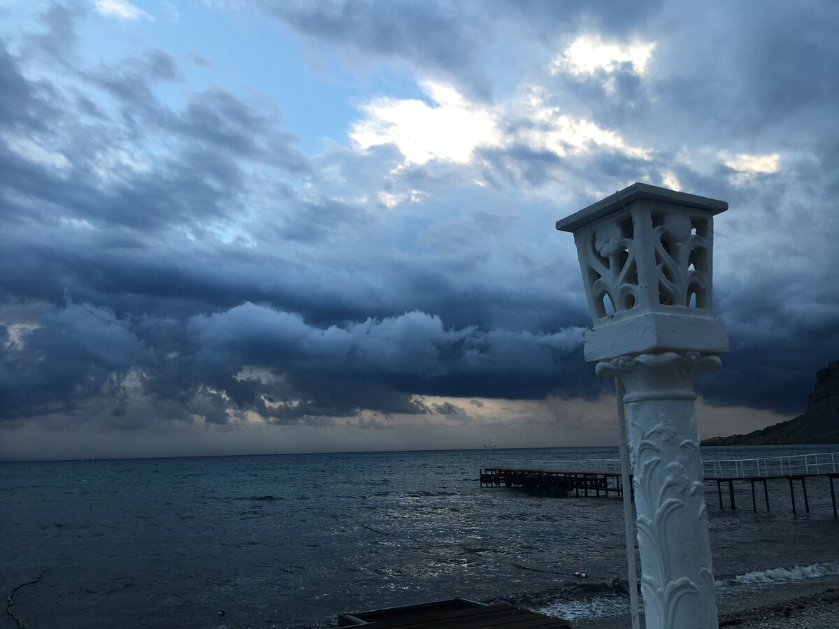 Июльская непогода в Коктебеле