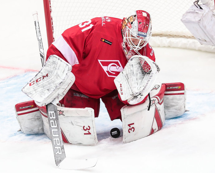 Никита Беспалов был заменен после четвертой пропущенной шайбы