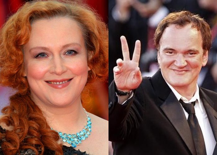 Юлия Ауг и Квентин Тарантино