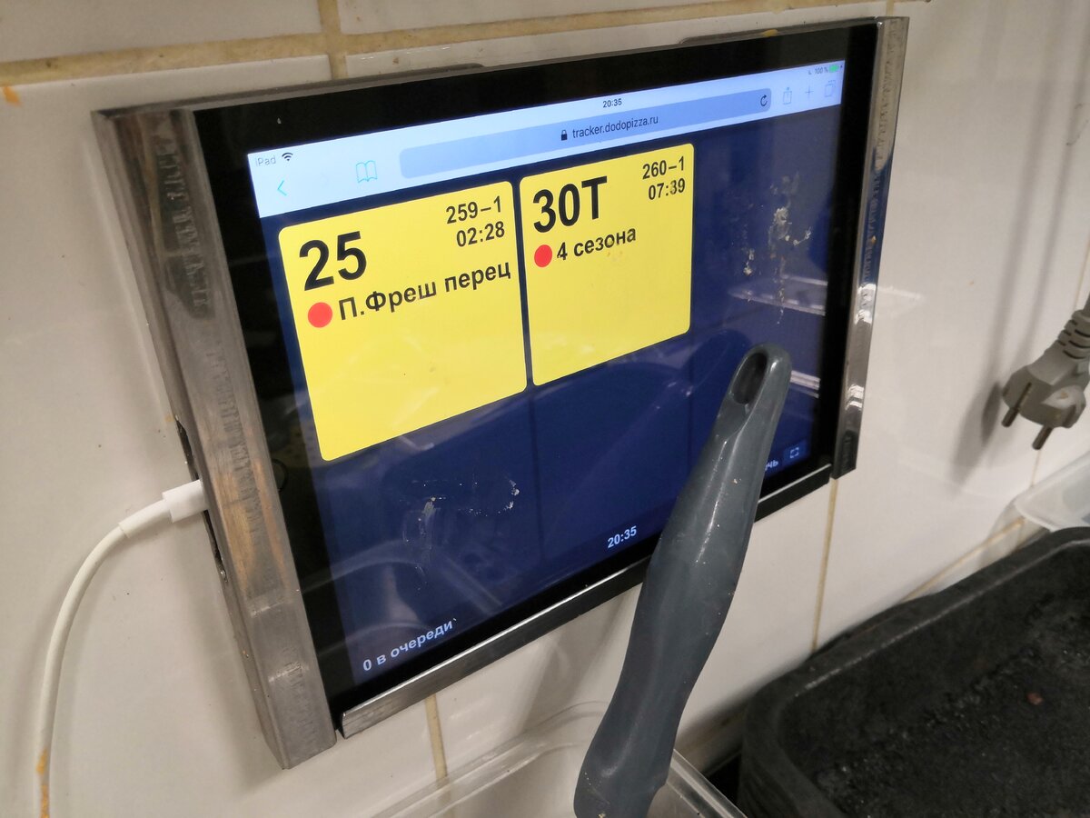 Планшет печки