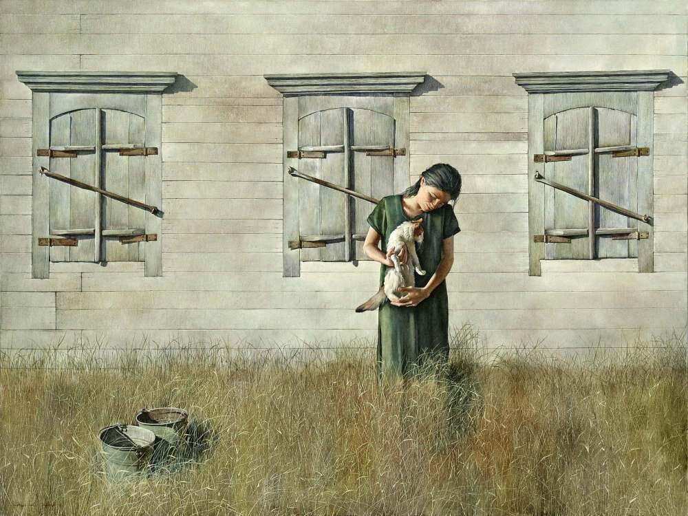 картина: Эльдар Эшалиев Конец одиночества. 2014
