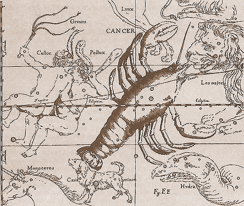  Изображение созвездия Рака 