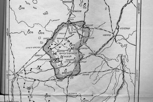 Территория Ленинградского партизанского края