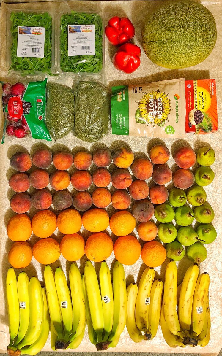 Мой рацион фруторианца 