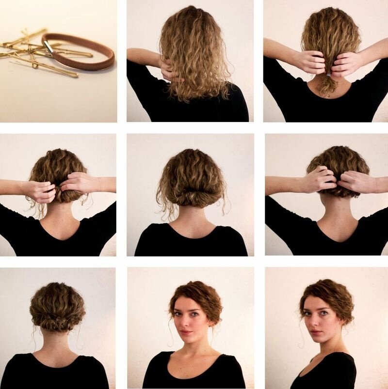 Как сделать красивый пучок на голове: 10 простых способов, которые под силу каждой