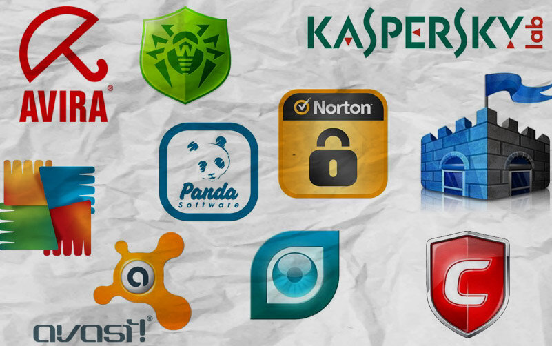 Значки всяких разных антивирусов