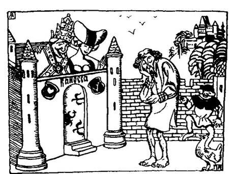 Генрих IV в Каноссе.