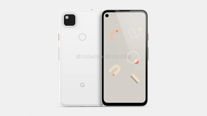 Предположительный вид GOOGLE PIXEL 4A