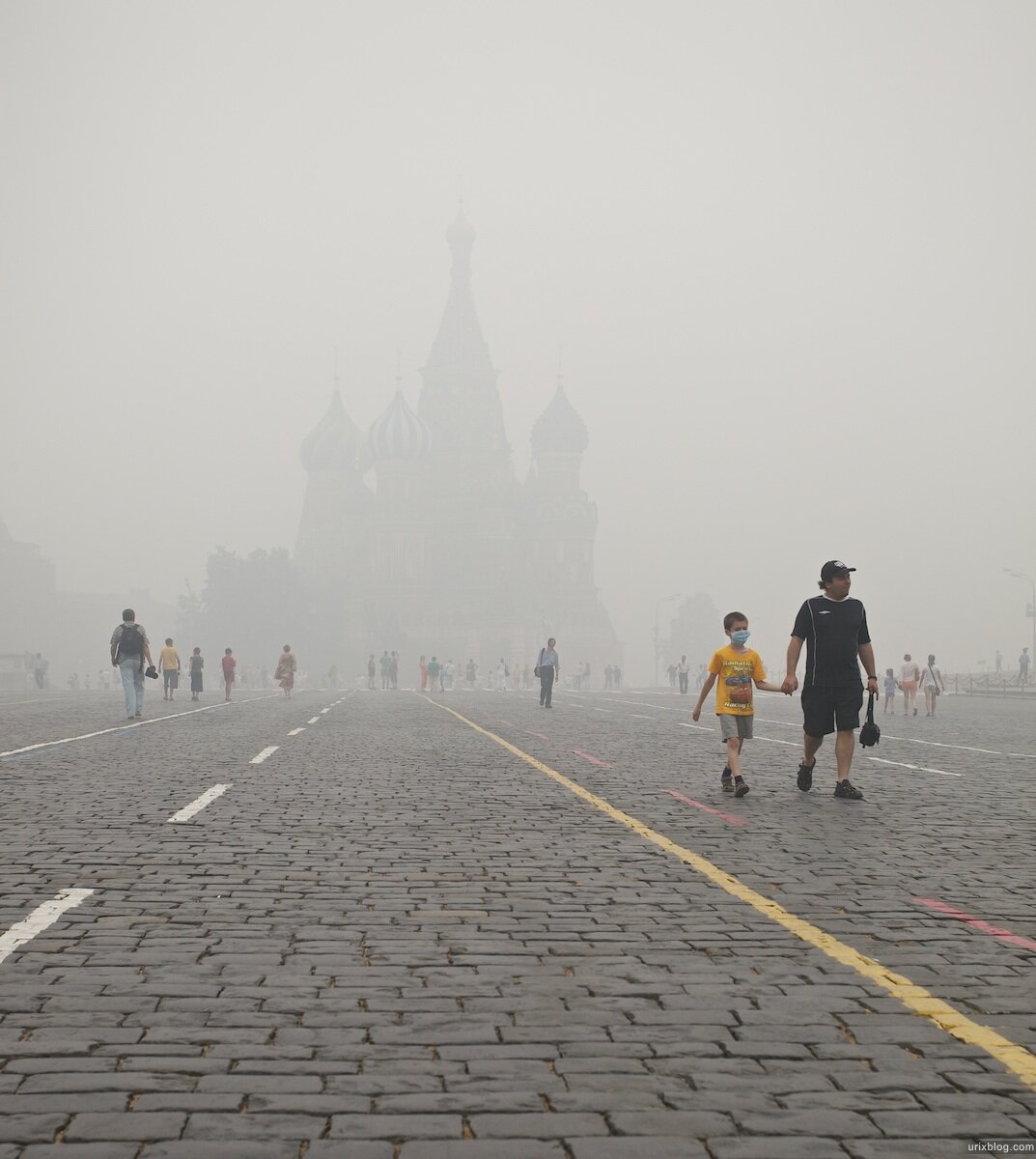 Такой была Красная площадь летом 2010 года.