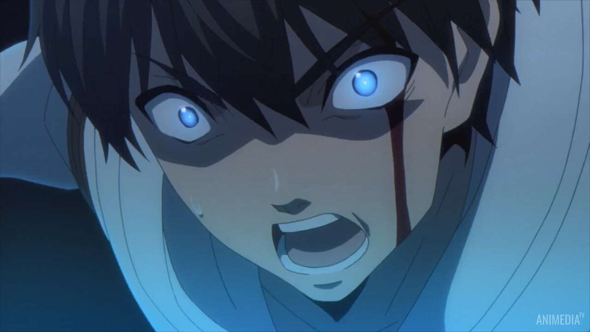 Кадр из аниме "Игра Дарвина"