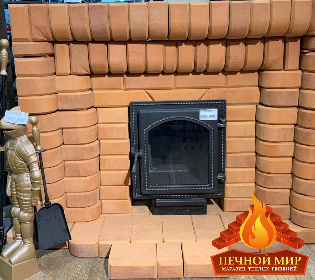 Кирпичный банный портал Прометей