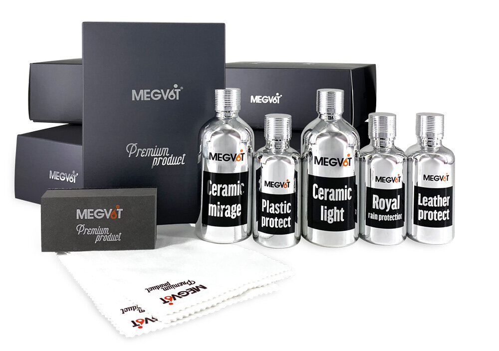 Виды керамических покрытий Megvit