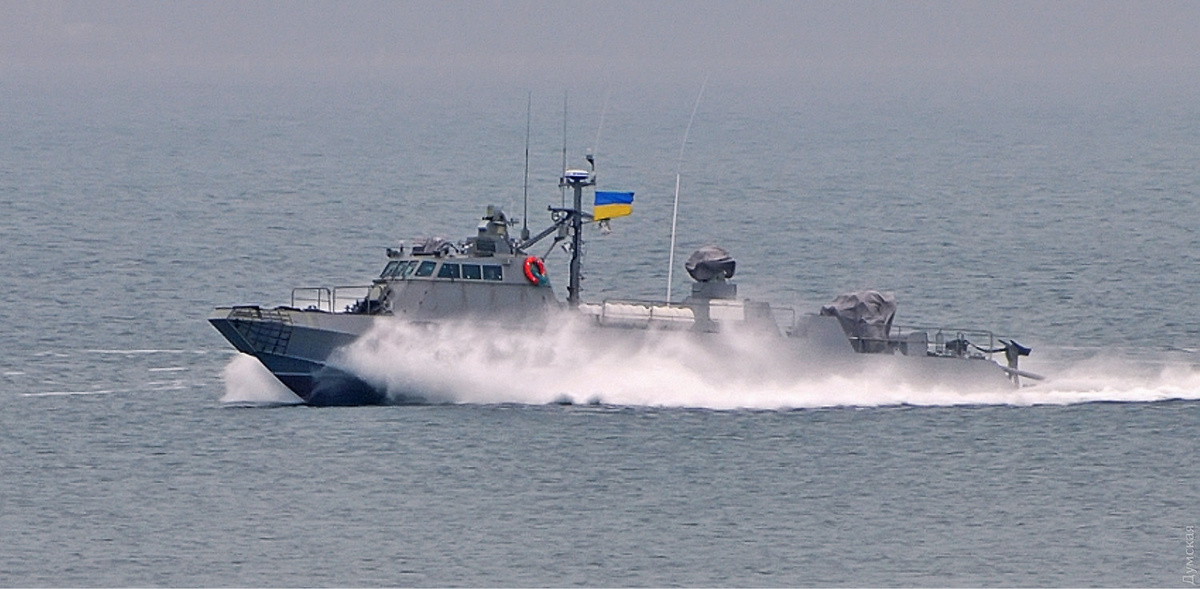 Украинский десантно-штурмовой катер "Кентавр".  Источник фото: dumskaya.net