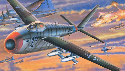 Ruhrstahl X-4 не имел аналогов в мире. Ровно как и не существовало способов борьбы с такими ракетами. 