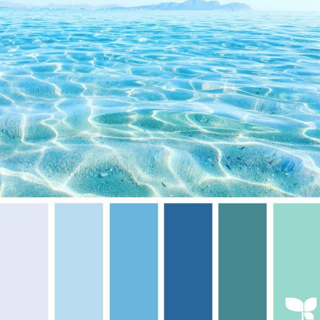 Цвет моря. Blue Color Palette. Цветовая палитра море. Голубой цвет палитра