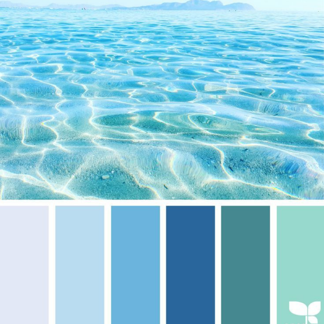 Цвет моря. Blue Color Palette. Цветовая палитра море. Голубой цвет палитра.