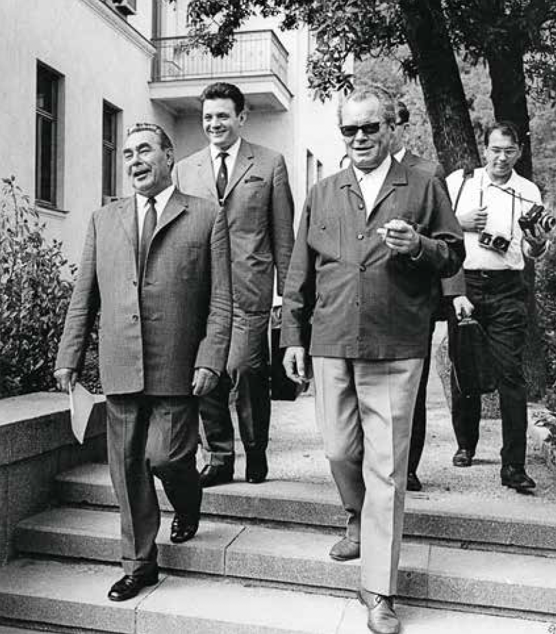 Л.И. Брежнев и В. Брандт в Крыму Сентябрь 1971 г. РГАНИ