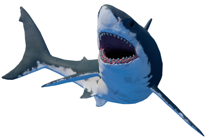 Акула (Shark) - агрессивное животное, с которым игрок имеет дело с самого начала игры.