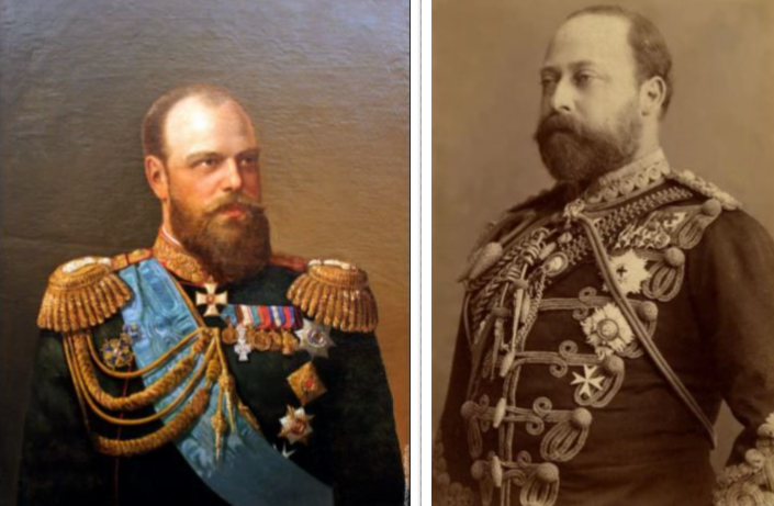 Александр III и Эдуард VII