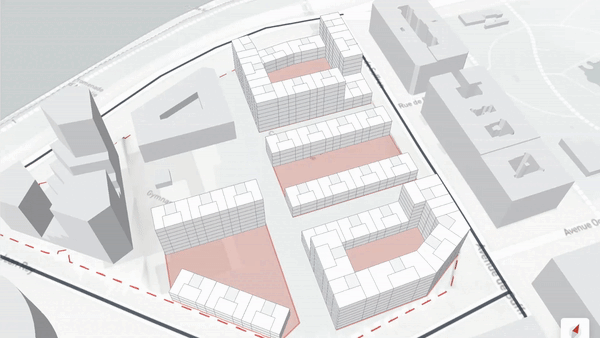 Проработка искусственным интеллектом вариантов застройки на основе критериев