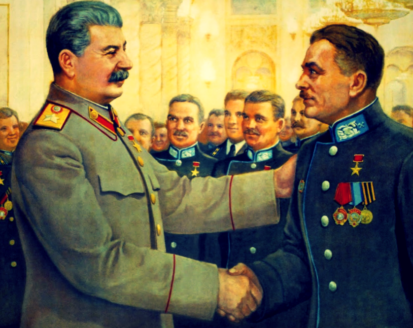 Сталин и герой СССР