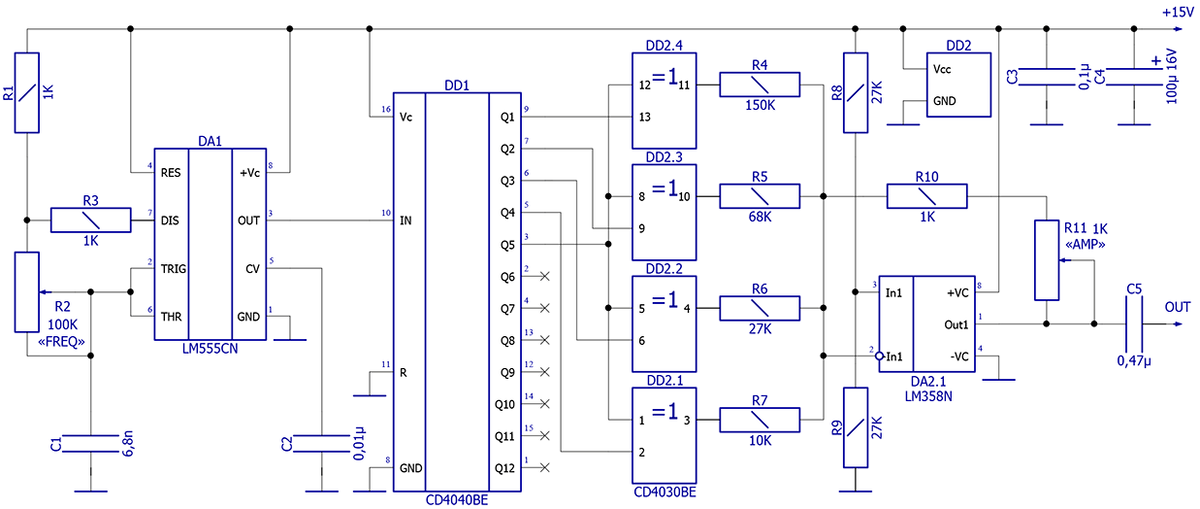 Lmx2326 схема синтезатора