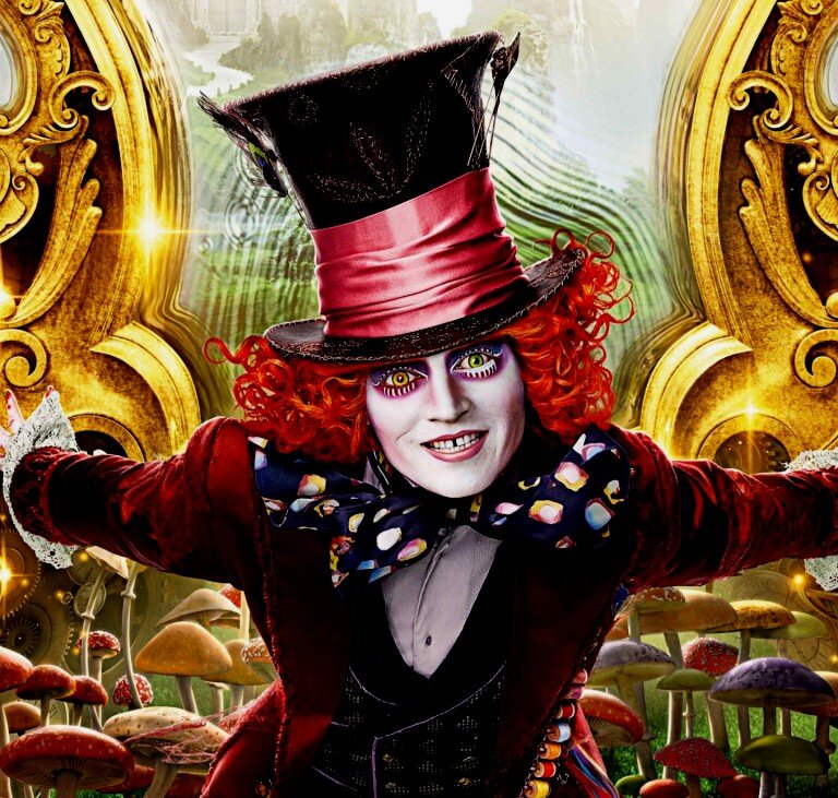 Картинка из интернета . Безумный Шляпник из фильма "Алиса в Зазеркалье"