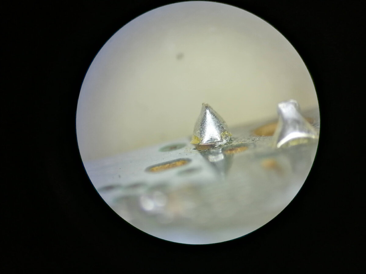 Процесс пайки разъема