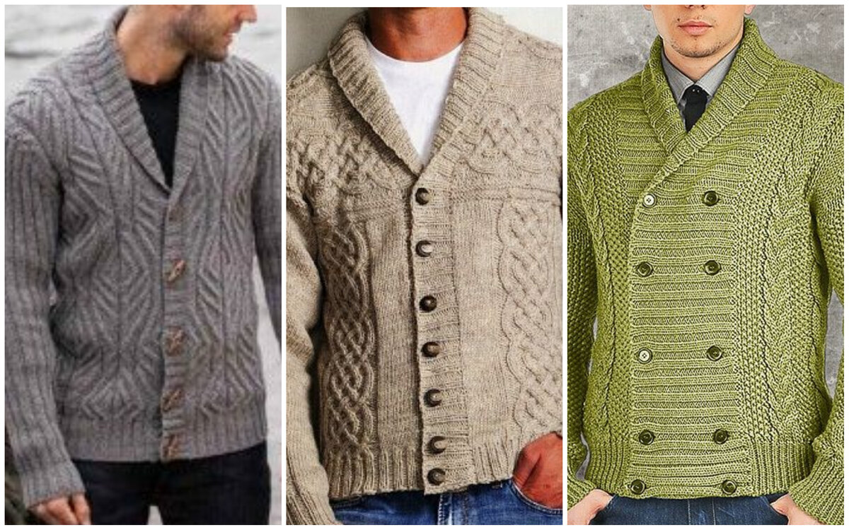 Джемпер с воротником шалькой